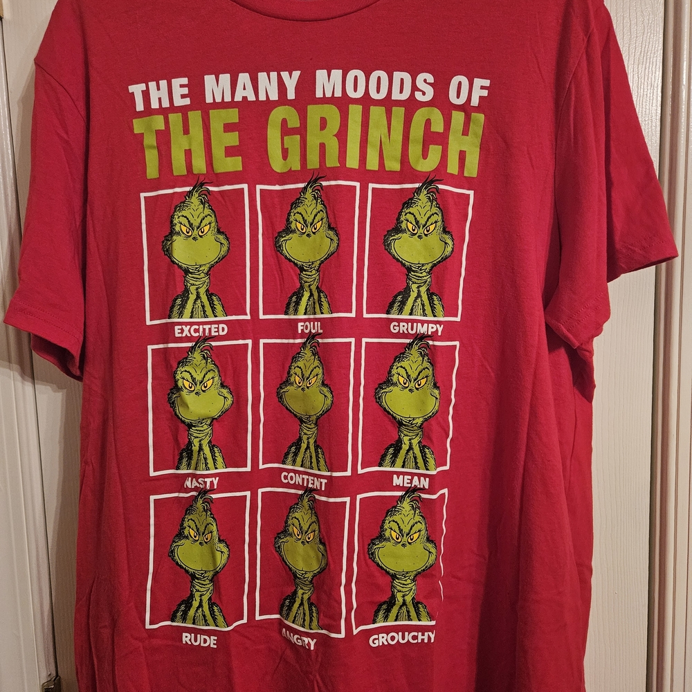 The Grinch Red Graphic T-Shirt for Men